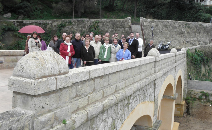 L'Ajuntament de Palma recupera i restaura  el pont del torrent del Mal Pas al carrer de Robert Graves 