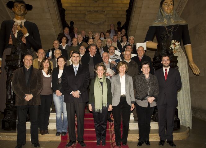 Acte d'homenatge a les funcionàries i funcionaris jubilats al llarg de l'any 2010