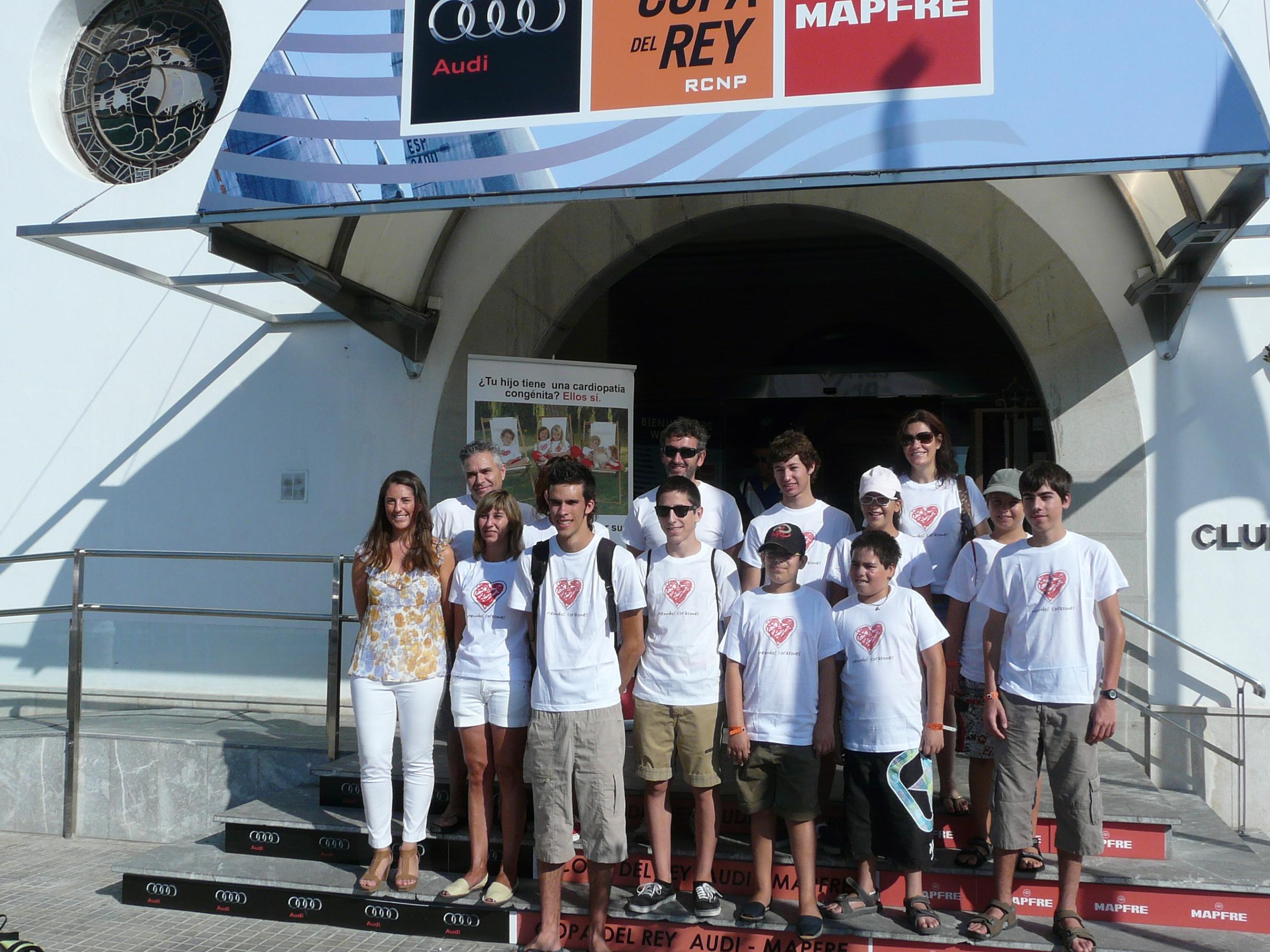 Los niños de la Fundación Menudos Corazones han disfrutado de la Copa del Rey de Vela a bordo del Olimppia Naval