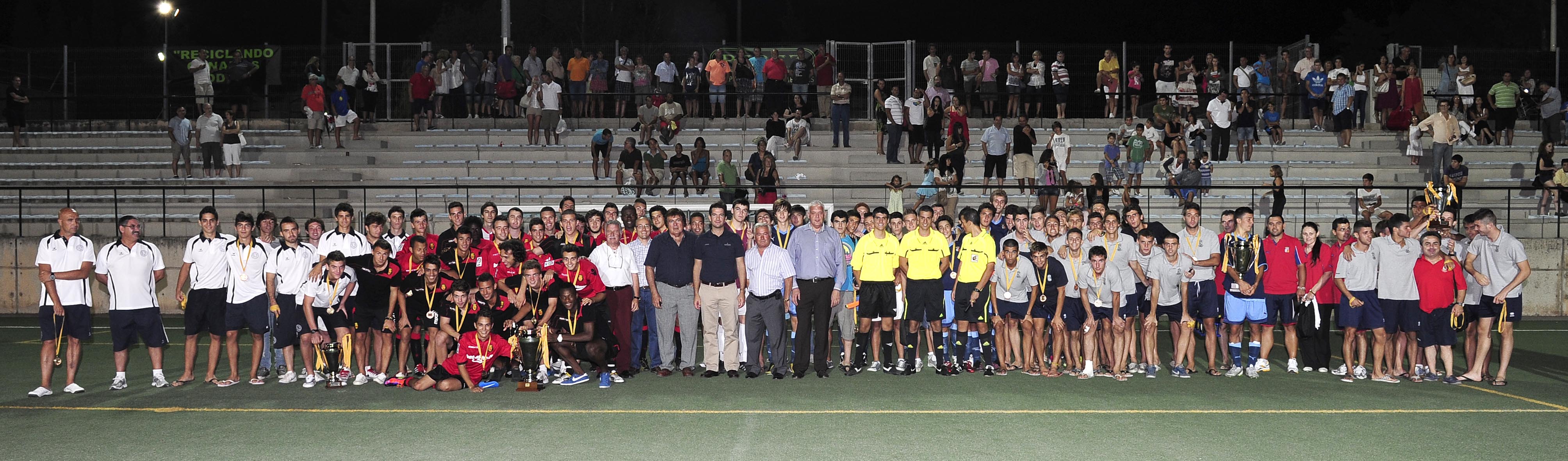 El RCD Mallorca, vencedor de la primera edición del Trofeo Juvenil Ciutat de Palma