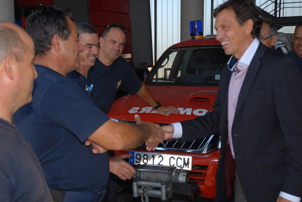 El alcalde de Palma visita la Policía Local y los Bomberos de Palma