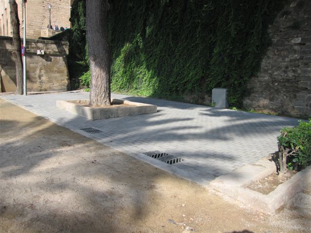 L'Ajuntament de Palma finalitza les obres de la plataforma per a galeres a Dalt Murada