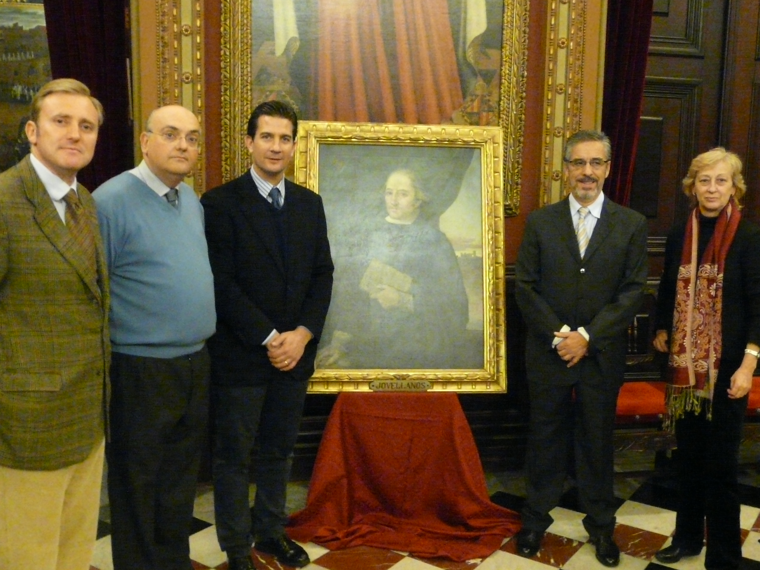 Fernando Gilet asiste a la conferencia de Emilio Bejarano en el bicentenario de Gaspar Melchor de Jovellanos