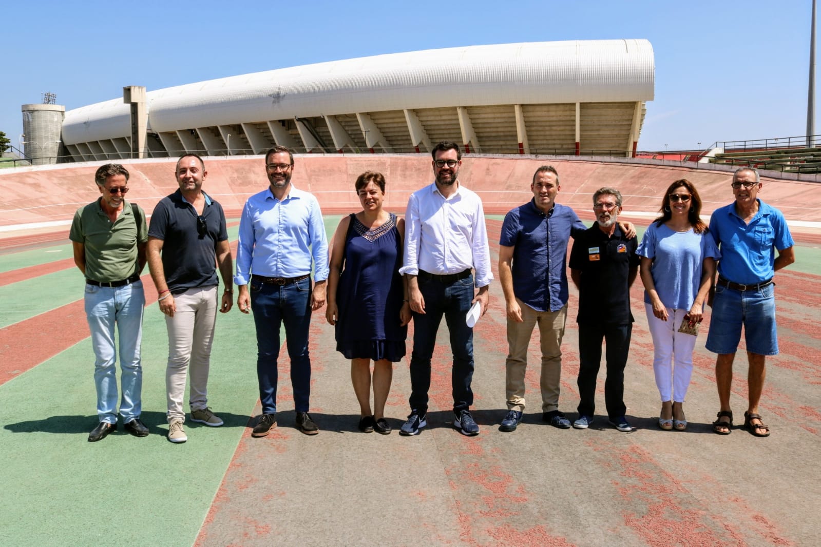 Imagen inicio obras velódromo Son Moix