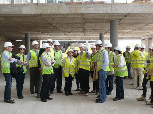 La estructura del Palau de Congressos estará acabada el próximo mes de junio