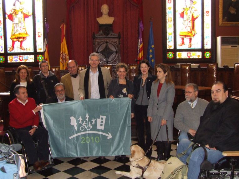 Palma rep la bandera Design for All d'accessibilitat