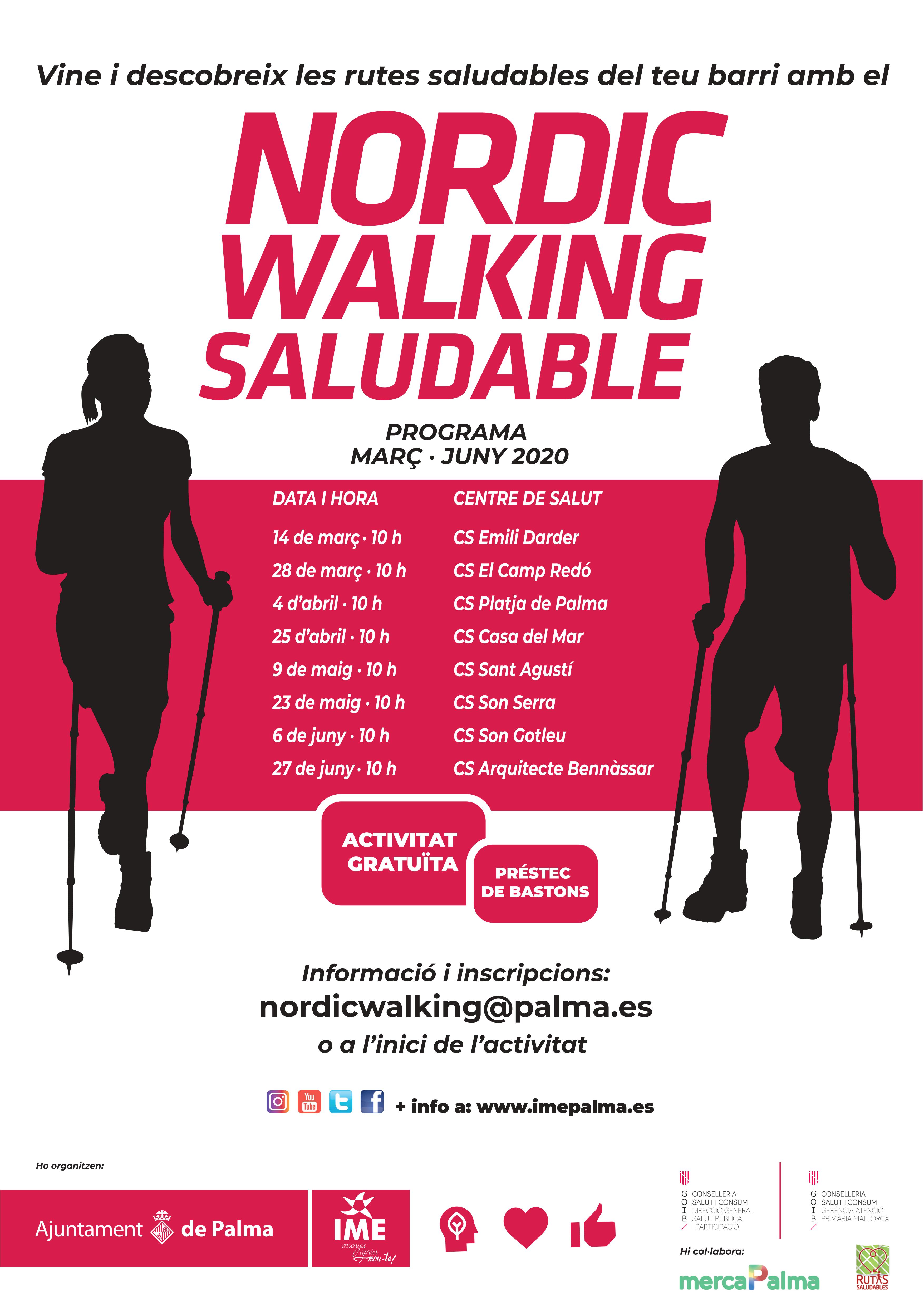 Nordic Walking Saludable (març-juny 2020 )